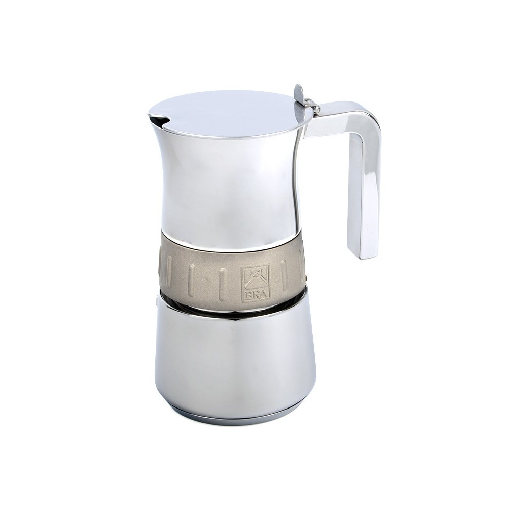 Cafetera Italiana 4 tazas (Bra Elegance Gold)
