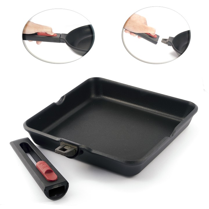 Asadora grill lisa Bra Infinity 22 x 22 cm (aluminio fundido 6mm)