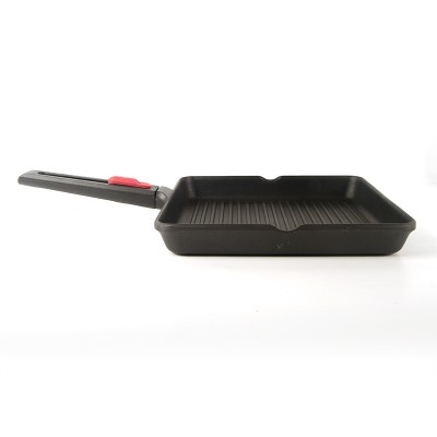 Asador grill con rayas Bra Infinity 28 x 28 cm