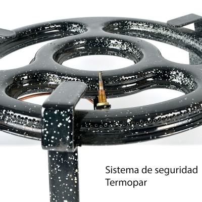 Paellero El Cid L-30 PROF +GAS de 30cm