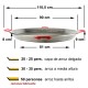 Paella de acero pulido de 90 cm El Cid