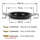 Paellera para 2, 3 o 6 plazas