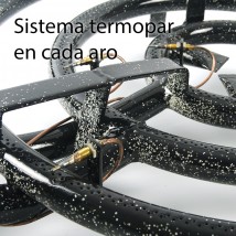Paellero de gas 60 cm con sistema de seguridad Termopar en cada fuego