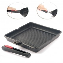 Asadora grill rayas Bra Infinity 22 x 22 cm (aluminio fundido 6mm)