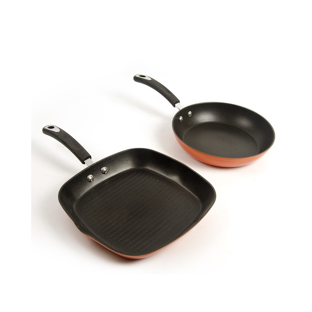 Pack Grill asadora y sartén Vitrex Gourmet (Fuego)