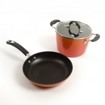 Pack olla y sartén Vitrex Gourmet (Fuego)
