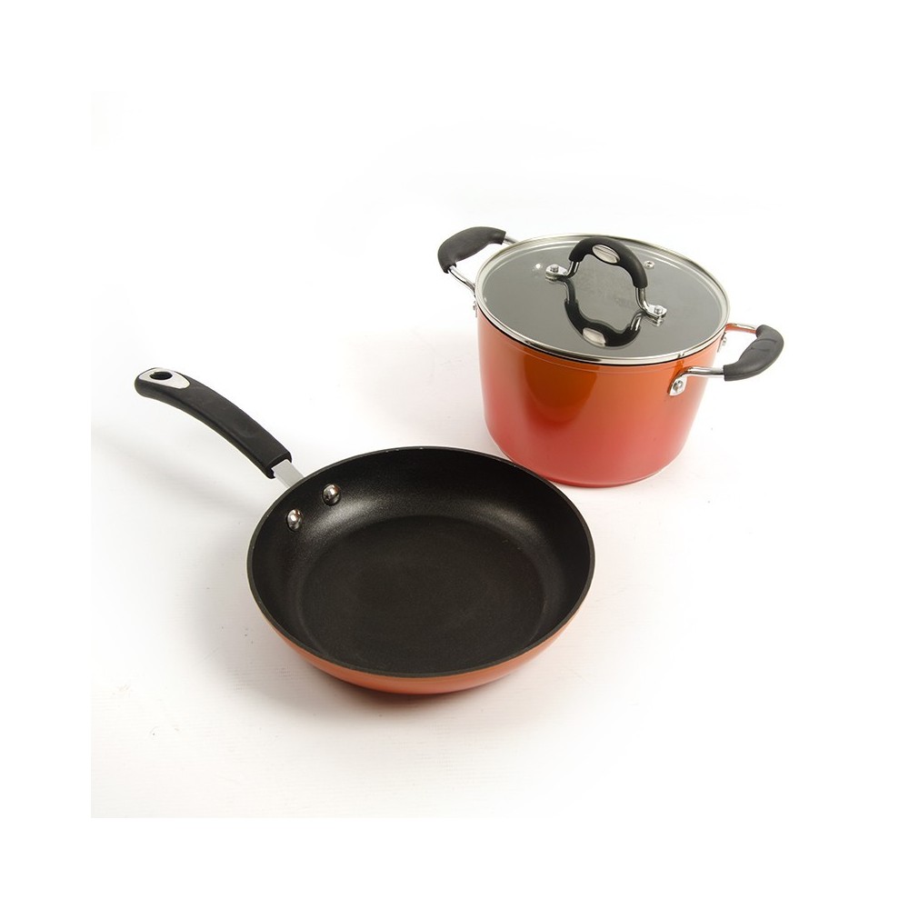Pack olla y sartén Vitrex Gourmet (Fuego)