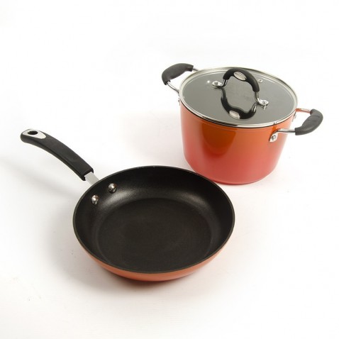Pack olla y sartén Vitrex Gourmet (Fuego)