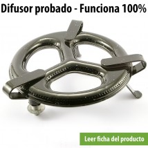 Difusor paellero para cocinas de gas