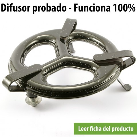 Difusor paellero para cocinas de gas