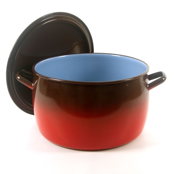 Olla abombada esmaltada 26 cm y 10L | Paelleros Roger