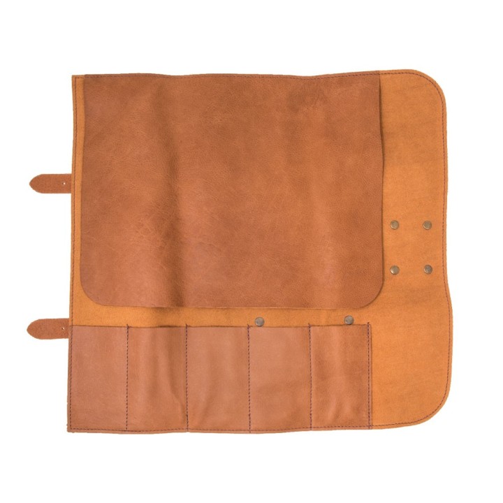 Manta para cuchillos de cuero (5 piezas) - Arcos 695100 | Paelleros Roger