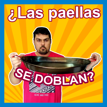 ¿Se pueden doblar las paellas?