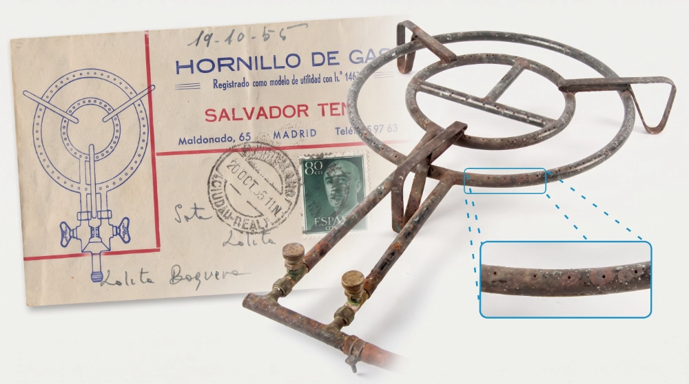 Primer paellero y primera patente