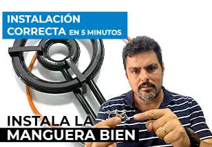 Cómo cambiar o instalar el regulador y la goma de gas en tu paellero (butano/propano) paso a paso