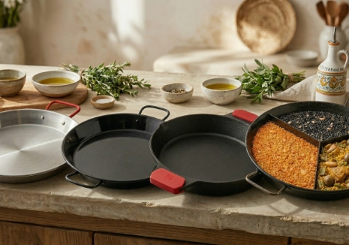 ¿Qué paellera es mejor? Guía para elegir la ideal según uso, material y tamaño